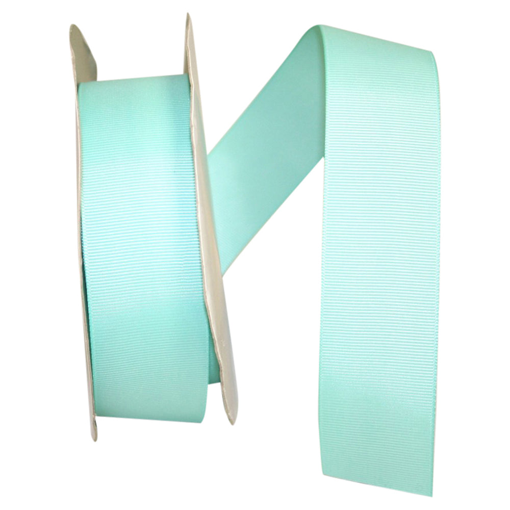 Aqua Grosgrain Ribbon 1-1/2 Inch for Wreaths and Bows