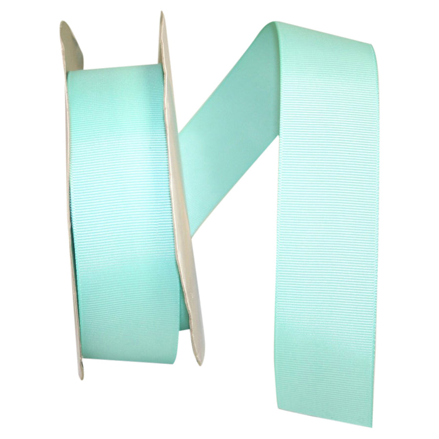 Aqua Grosgrain Ribbon 1-1/2 Inch for Wreaths and Bows