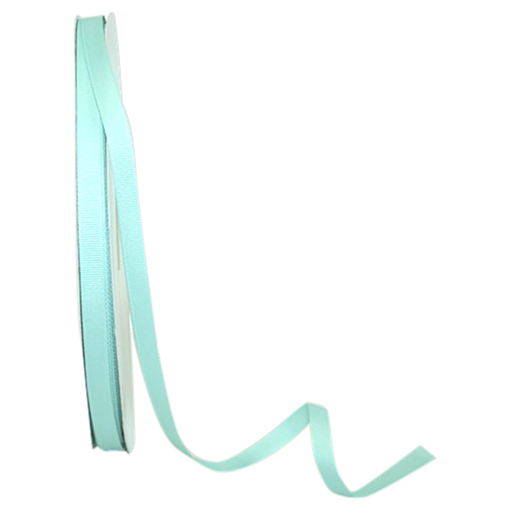Aqua Grosgrain Ribbon 3/8 Inch for Wreaths and Bows