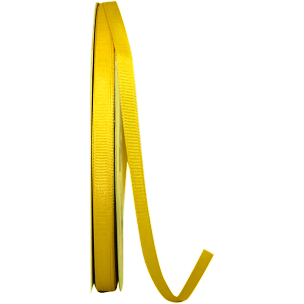 Yellow 3 8 Inch Grosgrain Style Ribbon for Wreaths & Bows