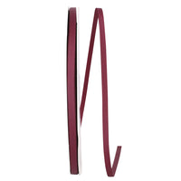 Burgundy Grosgrain Ribbon 1/4 Inch for Wreaths and Bows