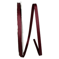 Burgundy Grosgrain Ribbon 3/8 Inch for Wreaths and Bows