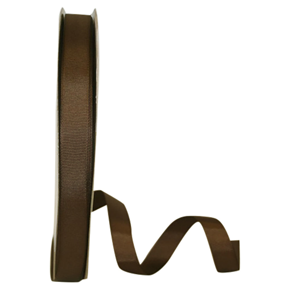 Brown 5 8 Inch Grosgrain Style Ribbon for Wreaths & Bows