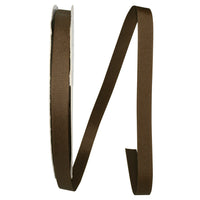Brown 3 8 Inch Grosgrain Style Ribbon for Wreaths & Bows