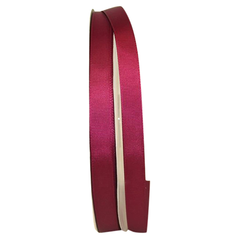 Wine Grosgrain Ribbon 5/8 Inch for Wreaths and Bows