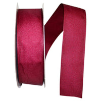 Wine Grosgrain Ribbon 1-1/2 Inch for Wreaths and Bows