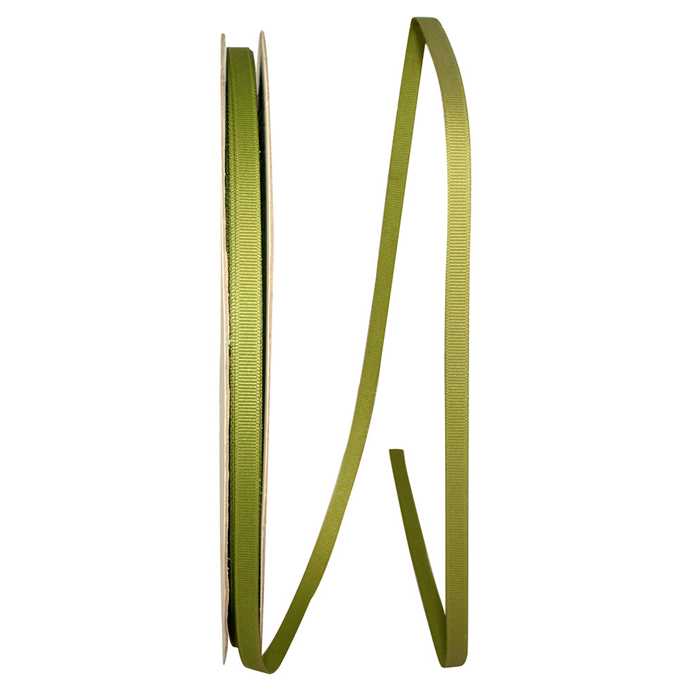 Green 1 4 Inch Grosgrain Style Ribbon for Wreaths & Bows