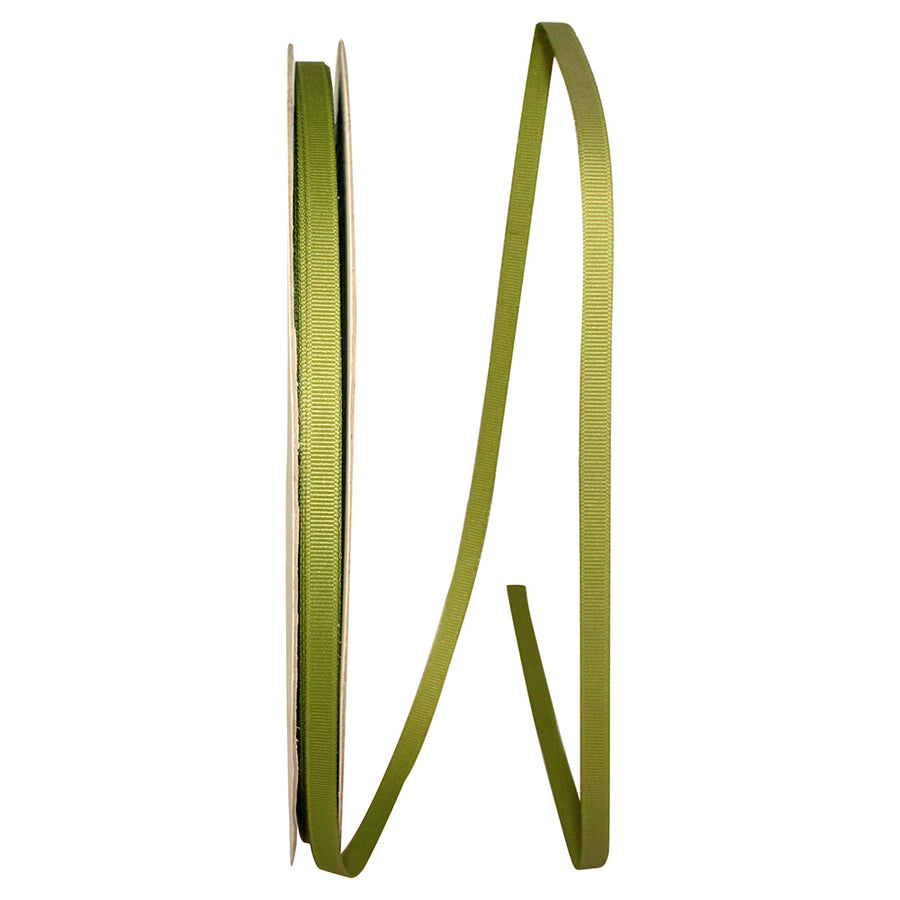 Green 1 4 Inch Grosgrain Style Ribbon for Wreaths & Bows