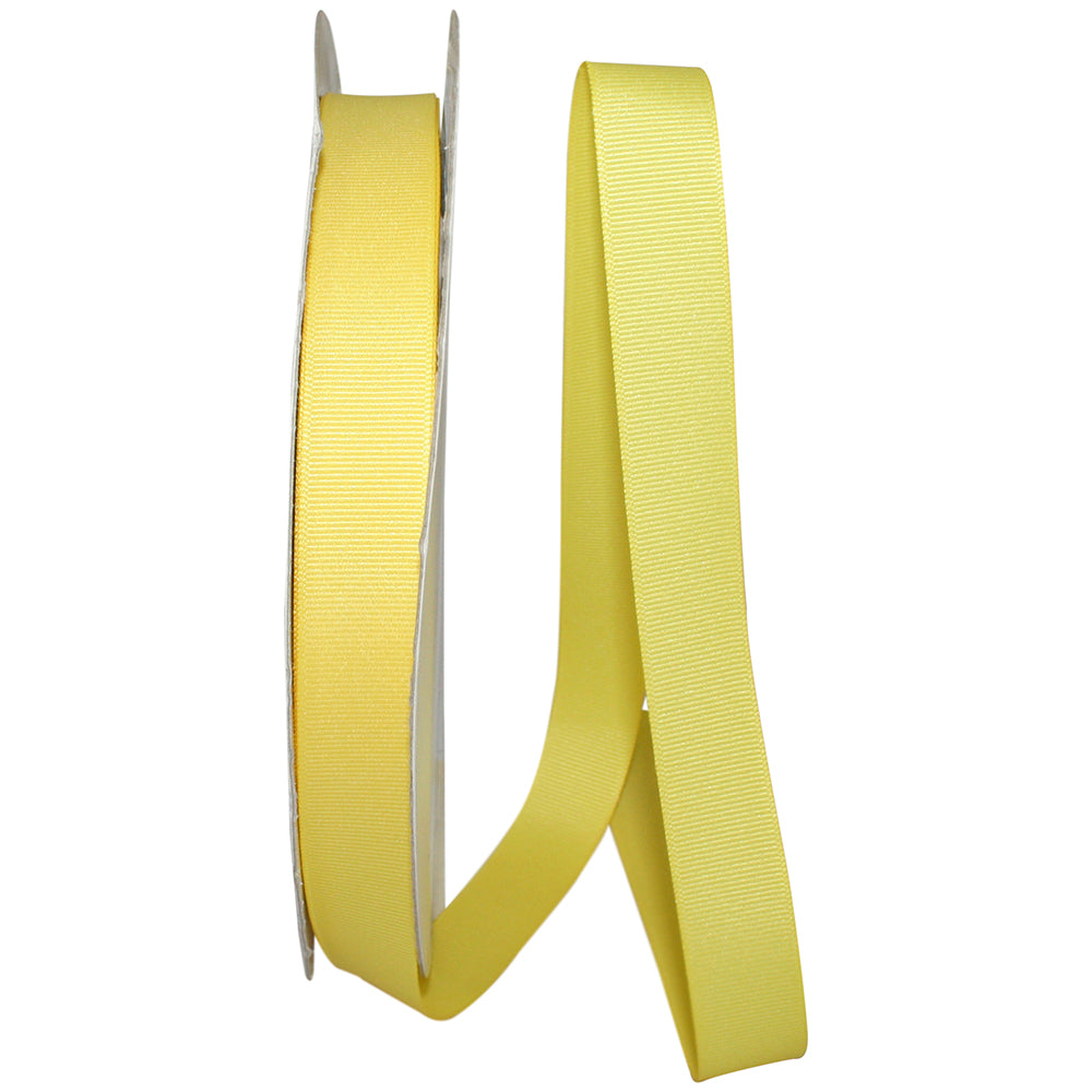 Lemon 7 8 Inch Grosgrain Style Ribbon for Wreaths & Bows