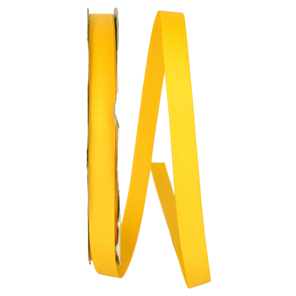Yellow 5 8 Inch Grosgrain Style Ribbon for Wreaths & Bows