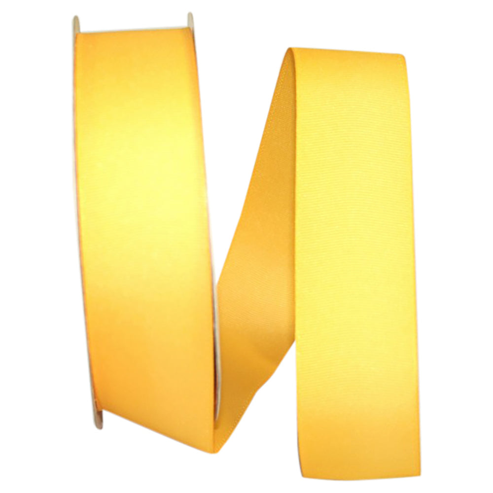 Yellow 1-1 2 Inch Grosgrain Style Ribbon for Wreaths & Bows