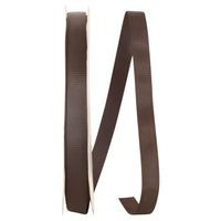 Chocolate 5 8 Inch Grosgrain Style Ribbon for Wreaths & Bows