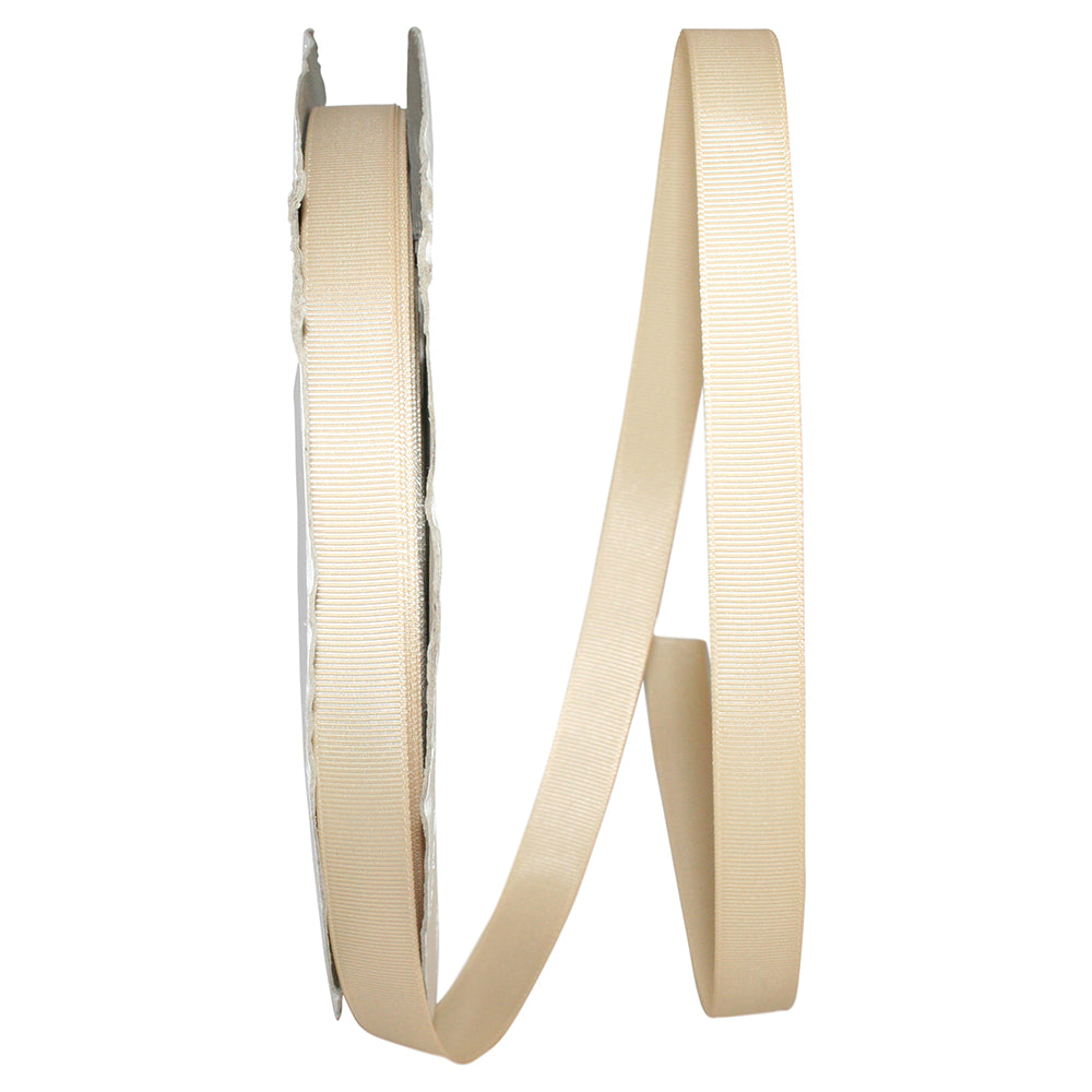 Natural 5 8 Inch Grosgrain Style Ribbon for Wreaths & Bows