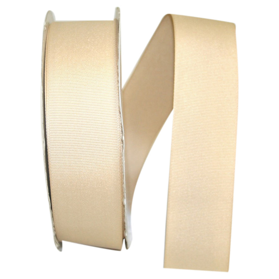 Natural 1-1 2 Inch Grosgrain Style Ribbon for Wreaths & Bows