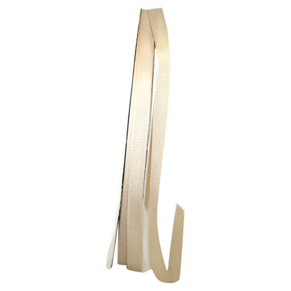 Natural 3 8 Inch Grosgrain Style Ribbon for Wreaths & Bows