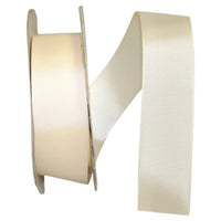 Ivory 1-1 2 Inch Grosgrain Style Ribbon for Wreaths & Bows