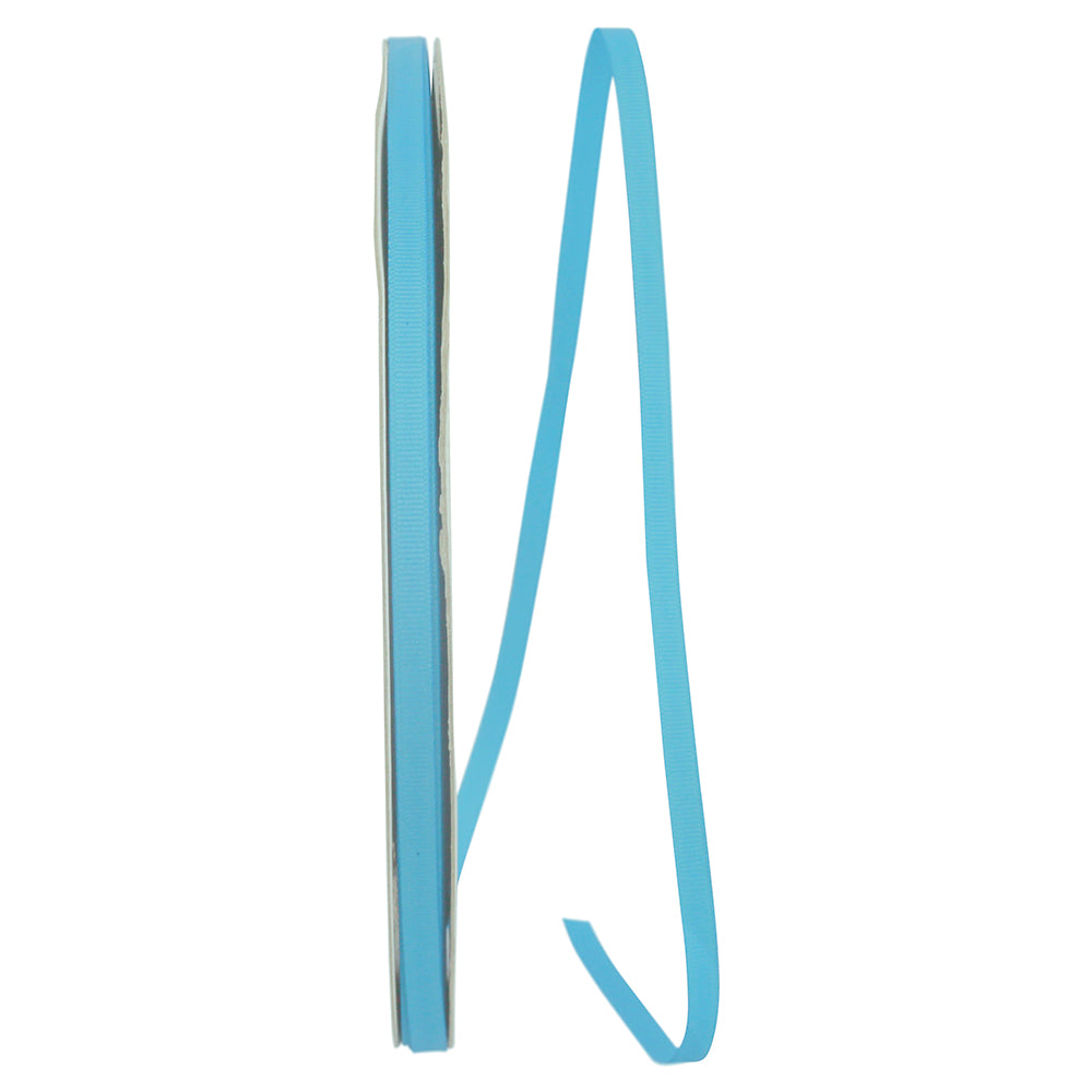 Turquoise Grosgrain Ribbon 1/4 Inch for Wreaths and Bows