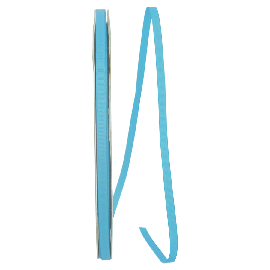 Turquoise Grosgrain Ribbon 1/4 Inch for Wreaths and Bows
