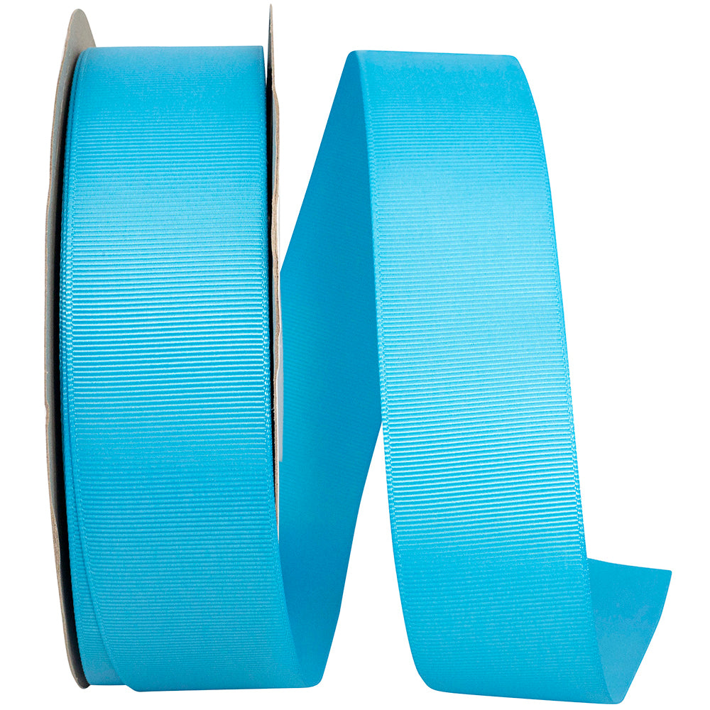 Turquoise Grosgrain Ribbon 1-1/2 Inch for Wreaths and Bows