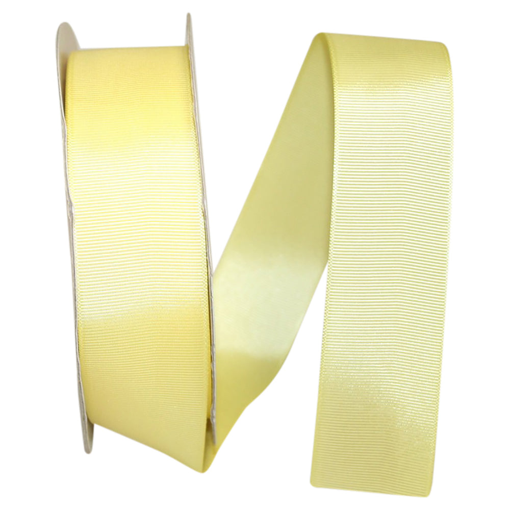Maize 1-1 2 Inch Grosgrain Style Ribbon for Wreaths & Bows