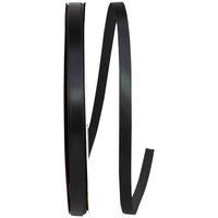 Black 3 8 Inch Double Face Satin Ribbon - Dfs for Wreaths & Bows