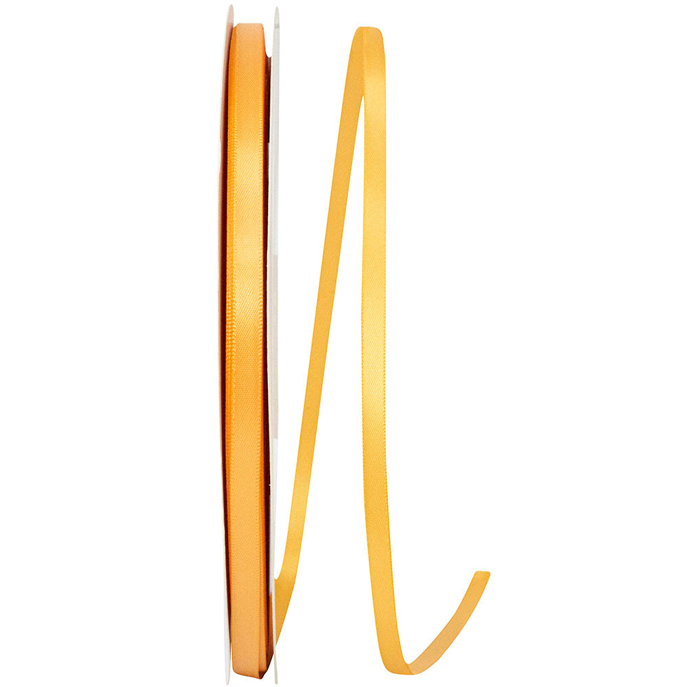 Gold 1 4 Inch Double Face Satin Ribbon - Dfs for Wreaths & Bows