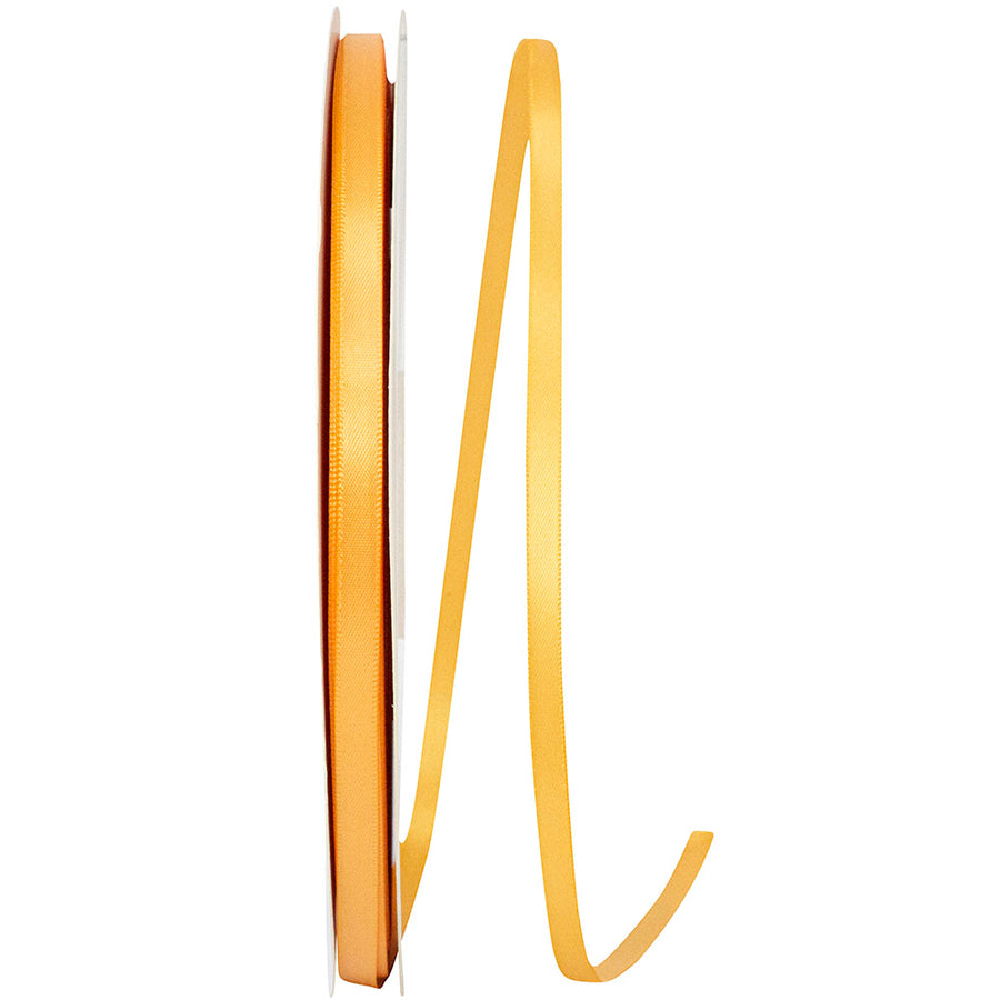 Gold 1 4 Inch Double Face Satin Ribbon - Dfs for Wreaths & Bows