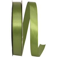 Moss 7 8 Inch Double Face Satin Ribbon - Dfs for Wreaths & Bows