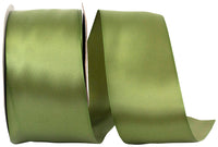 Moss 2-1 2 Inch Double Face Satin Ribbon - Dfs for Wreaths & Bows