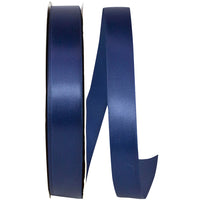 Navy 7 8 Inch Double Face Satin Ribbon - Dfs for Wreaths & Bows