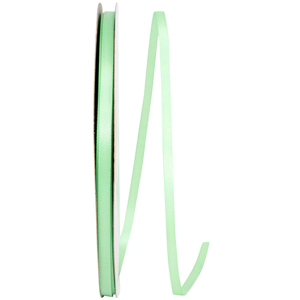 Mint 1 4 Inch Double Face Satin Ribbon - Dfs for Wreaths & Bows