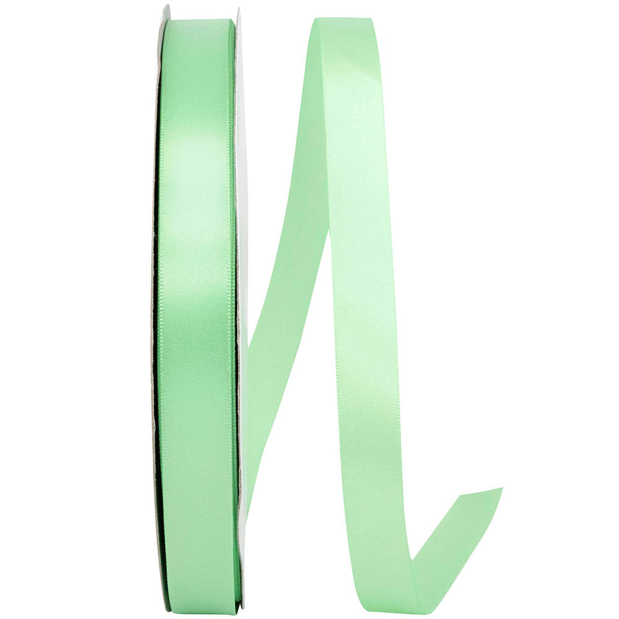 Mint 5 8 Inch Double Face Satin Ribbon - Dfs for Wreaths & Bows