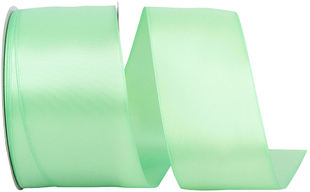 Mint 2-1 2 Inch Double Face Satin Ribbon - Dfs for Wreaths & Bows
