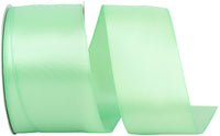Mint 2-1 2 Inch Double Face Satin Ribbon - Dfs for Wreaths & Bows