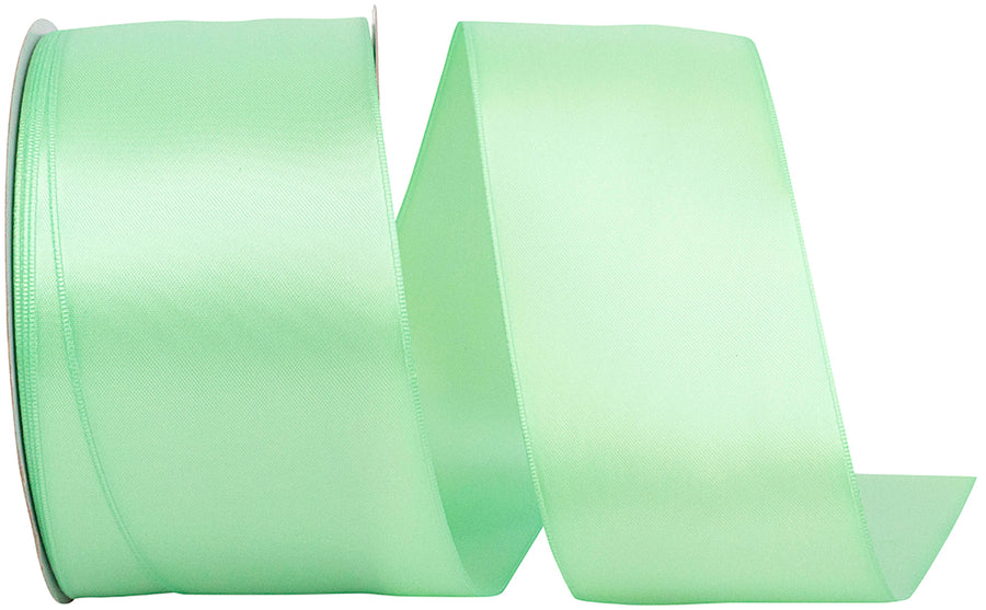 Mint 2-1 2 Inch Double Face Satin Ribbon - Dfs for Wreaths & Bows