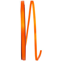 Orange 1 4 Inch Double Face Satin Ribbon - Dfs for Wreaths & Bows