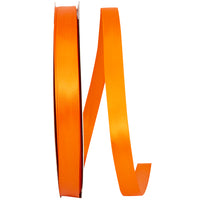 Orange 5 8 Inch Double Face Satin Ribbon - Dfs for Wreaths & Bows