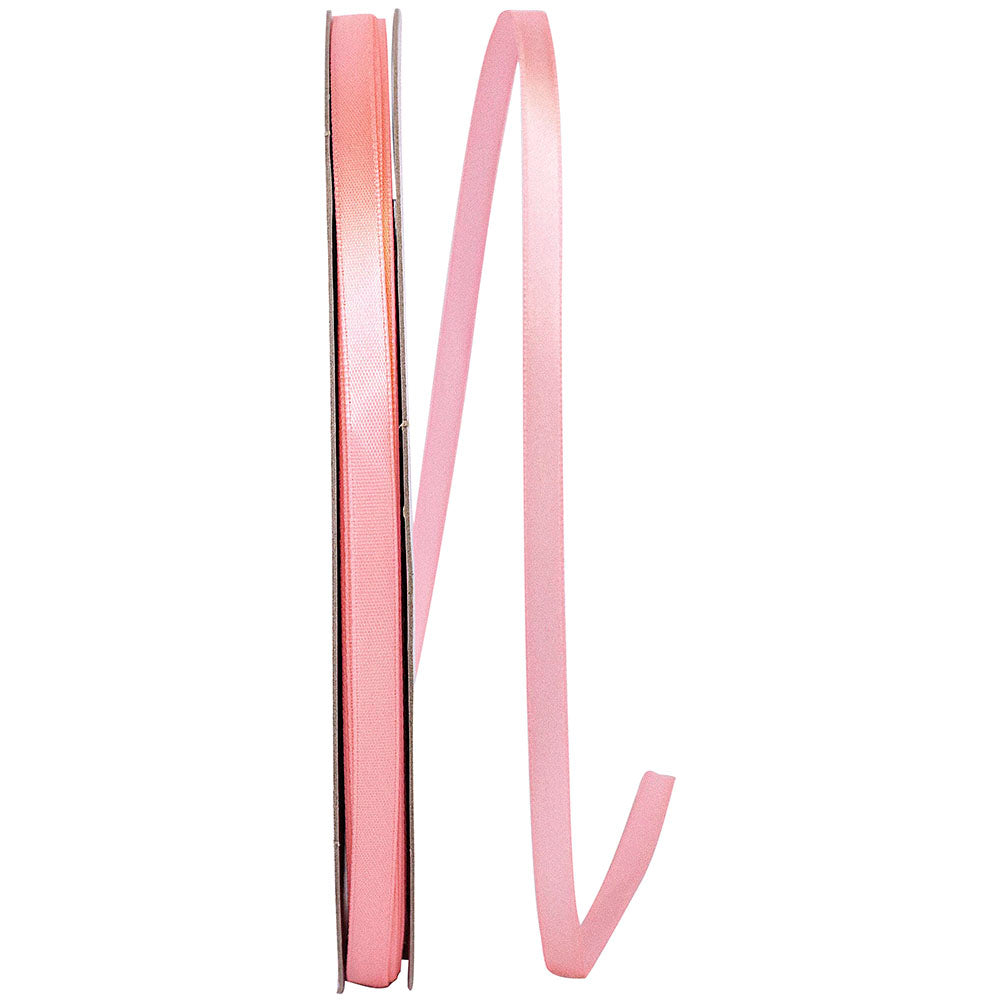 Pink 1 4 Inch Double Face Satin Ribbon - Dfs for Wreaths & Bows