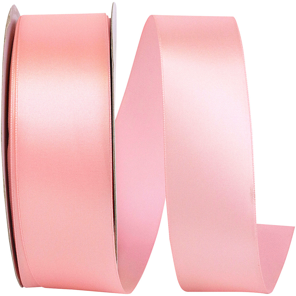 Pink 1-1 2 Inch Double Face Satin Ribbon - Dfs for Wreaths & Bows