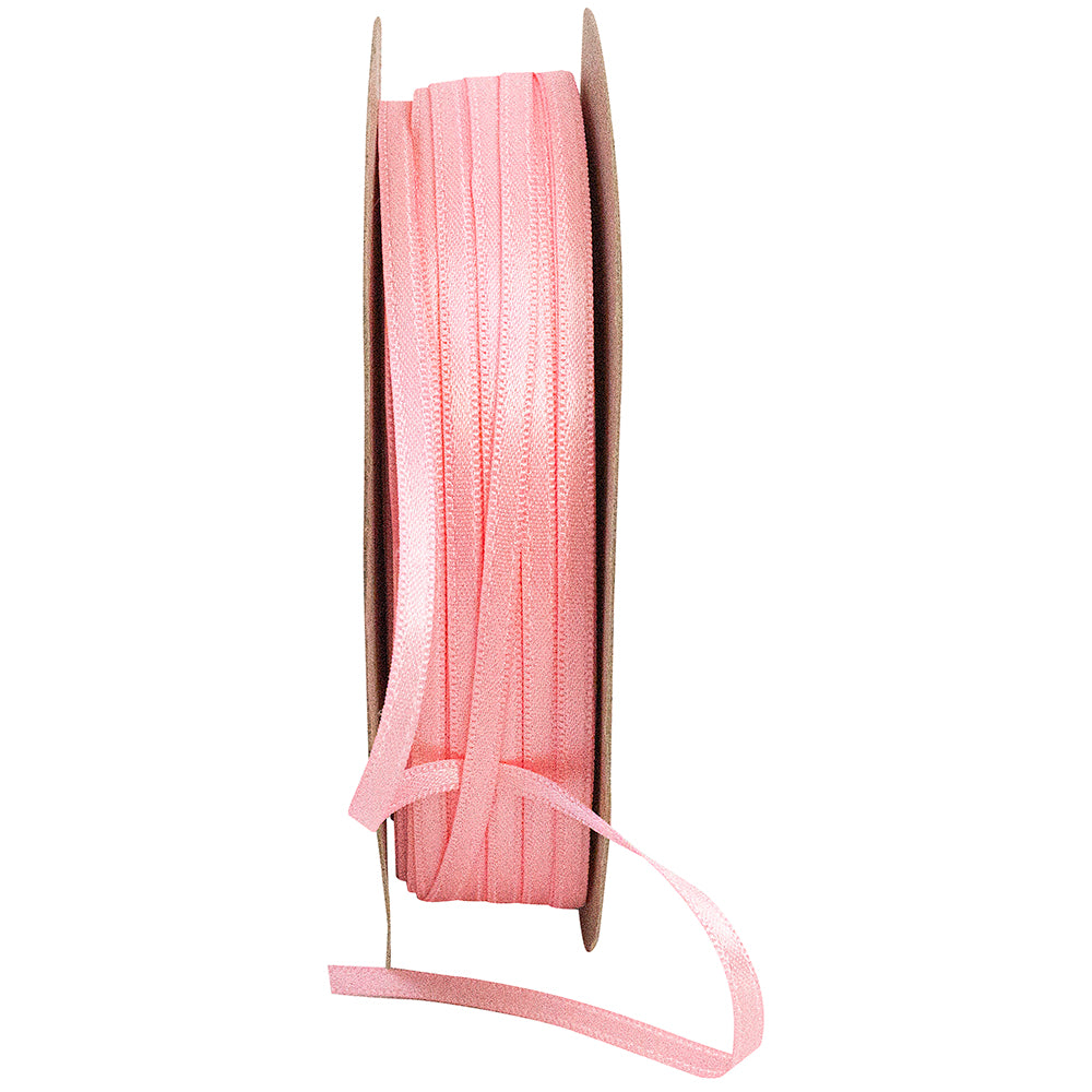 Pink 1 8 Inch Double Face Satin Ribbon - Dfs for Wreaths & Bows