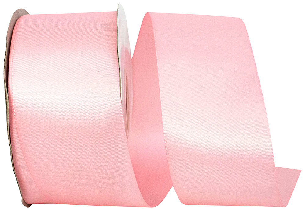 Pink 2-1 2 Inch Double Face Satin Ribbon - Dfs for Wreaths & Bows