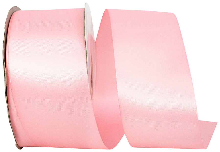 Pink 2-1 2 Inch Double Face Satin Ribbon - Dfs for Wreaths & Bows