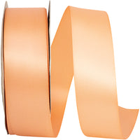 Peach 1-1 2 Inch Double Face Satin Ribbon - Dfs for Wreaths & Bows