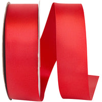 Red 1-1 2 Inch Double Face Satin Ribbon - Dfs for Wreaths & Bows