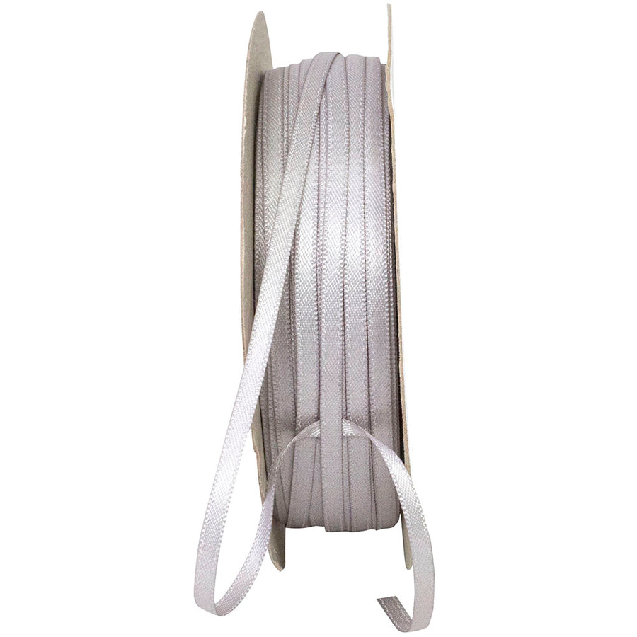 Silver 1 8 Inch Double Face Satin Ribbon - Dfs for Wreaths & Bows