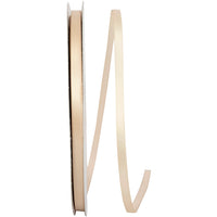 Tan 1 4 Inch Double Face Satin Ribbon - Dfs for Wreaths & Bows