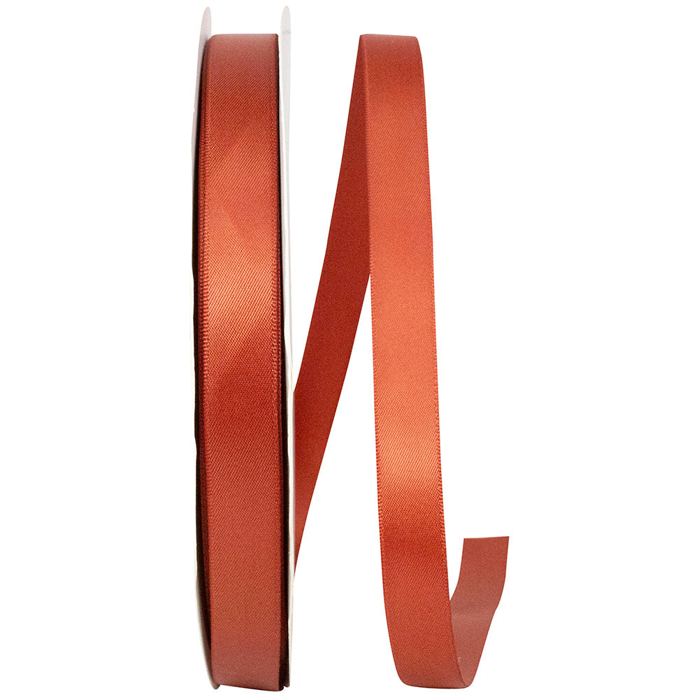Copper 5 8 Inch Double Face Satin Ribbon - Dfs for Wreaths & Bows