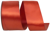 Copper 2-1 2 Inch Double Face Satin Ribbon - Dfs for Wreaths & Bows