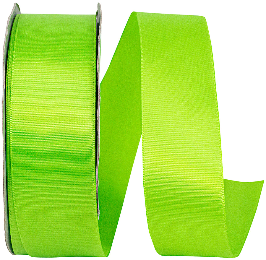 Citrus 1-1 2 Inch Double Face Satin Ribbon - Dfs for Wreaths & Bows