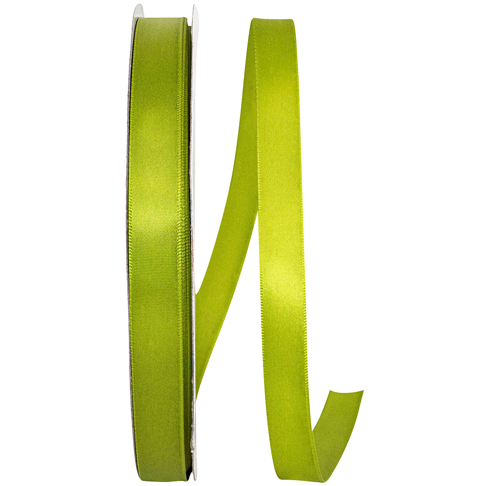 Green 5 8 Inch Double Face Satin Ribbon - Dfs for Wreaths & Bows